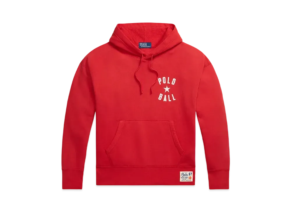 Polo Ralph Lauren Vintage Fit Polo Ball Fleece Hoodie "Red"