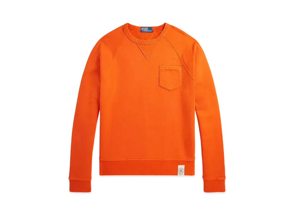 Polo Ralph Lauren Garment-Dyed Fleece Sweatshirt "Orange"