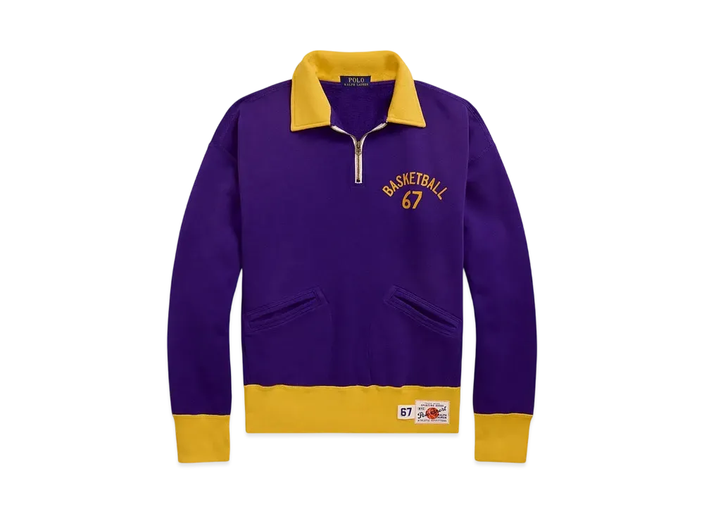 Polo Ralph Lauren Vintage Fit Fleece Colored Sweatshirt "Purple"