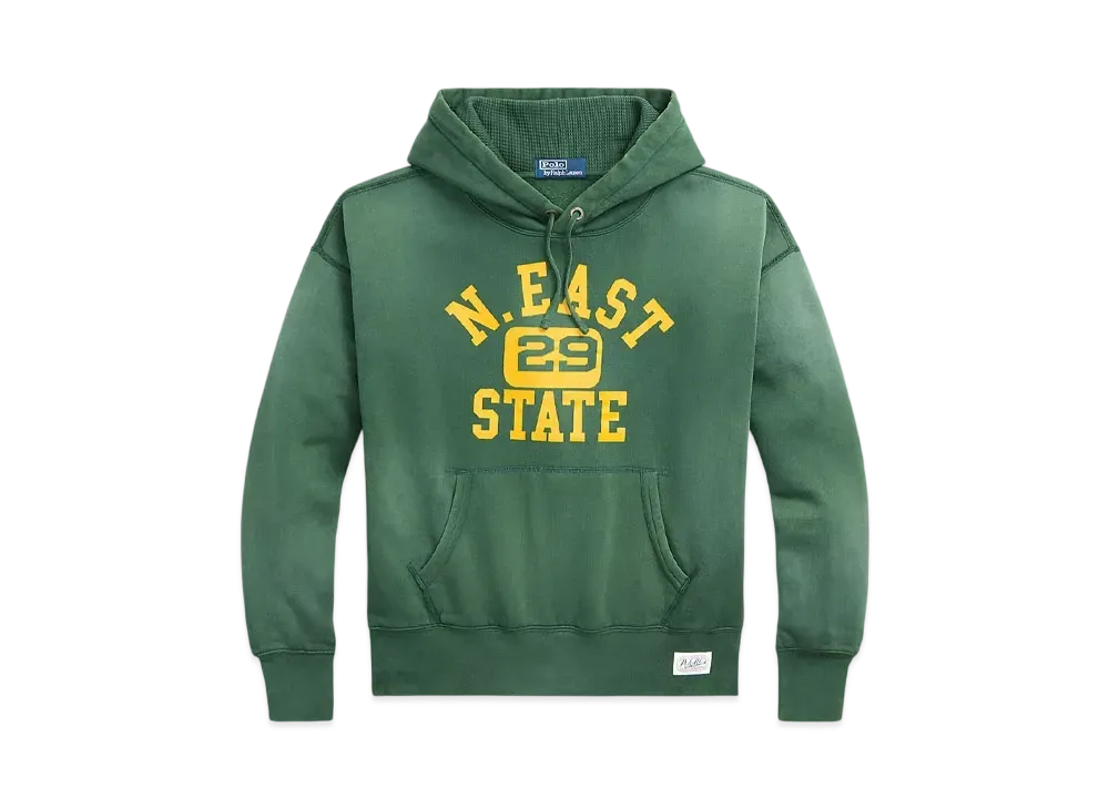 Polo Ralph Lauren Vintage Fit Fleece Graphic Hoodie "Green"