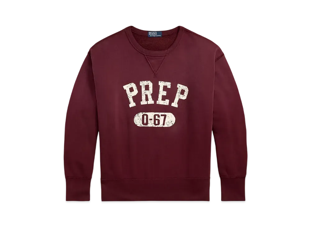Polo Ralph Lauren Vintage Fit Fleece Graphic Sweatshirt "Red"