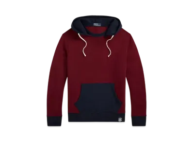 Polo Ralph Lauren Two-Tone Fleece Hoodie "Red"