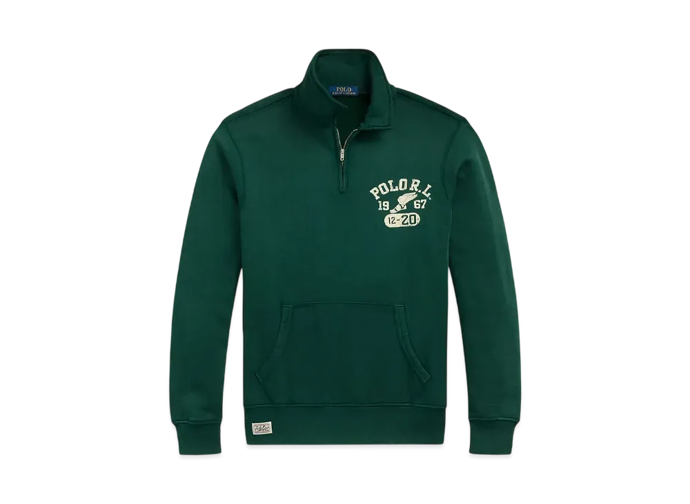 Polo Ralph Lauren Graphic Fleece Quarter-Zip Sweatshirt "Green"