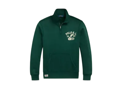 Polo Ralph Lauren Graphic Fleece Quarter-Zip Sweatshirt "Green"