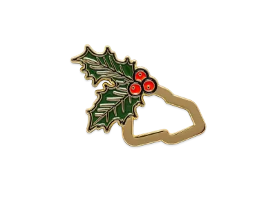 NEW ERA Cap Accessories Pins Christmas Collection Flag Logo "Gold"