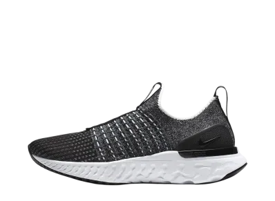 Nike Women's React Phantom Run Flyknit 2 "Black/White"