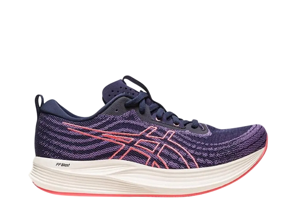 アシックス ウィメンズ エヴォライドスピード "ミッドナイト/パパイヤ"