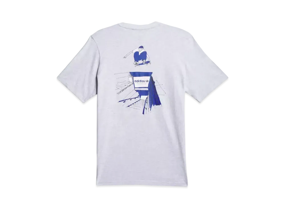 adidas Henry Jones Tyshawn Short Sleeve T-Shirt "Light Grey Heather/Multicolor"