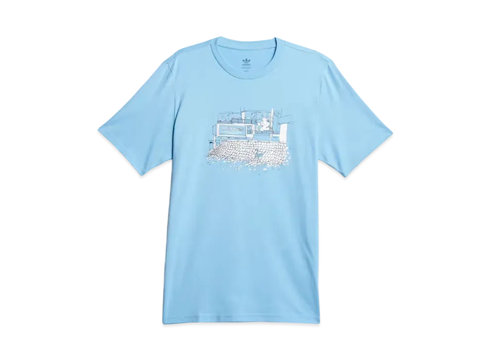 adidas Henry Jones Nora Short Sleeve T-Shirt "Light Blue/Multicolor"