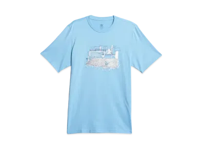 adidas Henry Jones Nora Short Sleeve T-Shirt "Light Blue/Multicolor"