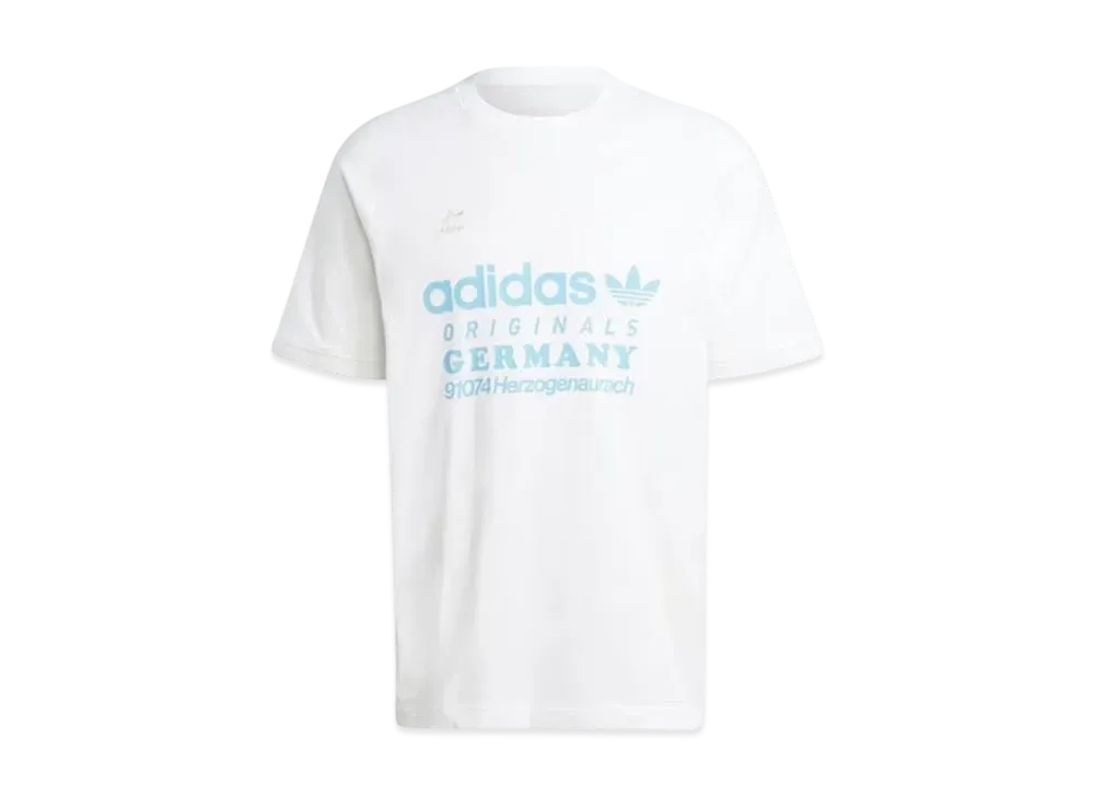 adidas Retro Graphic Short Sleeve T-shirt "White"