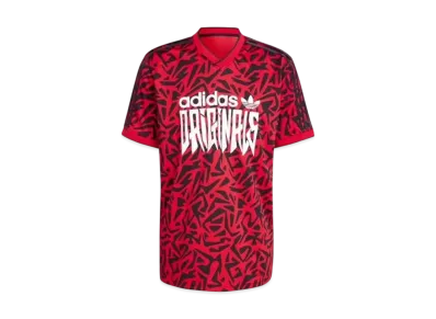 adidas Allover Print Jersey "Better Scarlet"