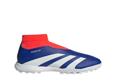 adidas Predator League Laceless Turf "Lucid Blue/Cloud White/Solar Red"
