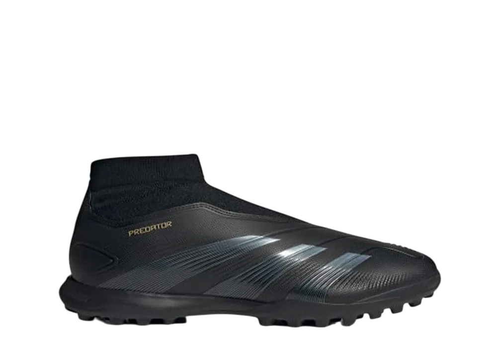 アディダス プレデター リーグ レースレス ターフ "コアブラック/カーボン/ゴールドメタリック"
