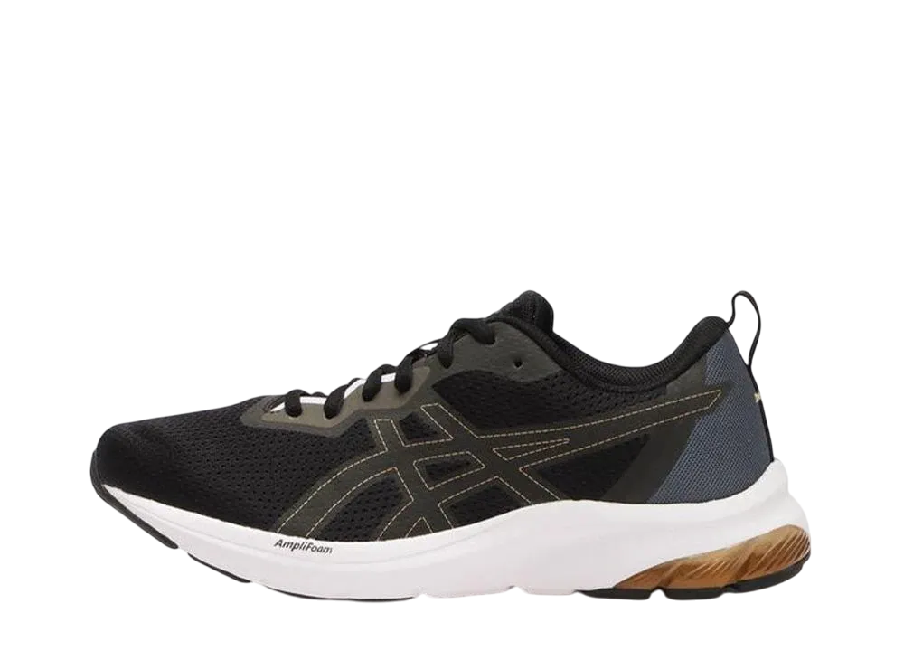 アシックス ウィメンズ ゲルクモ ライト4 ワイド "ブラック/シャンパン"