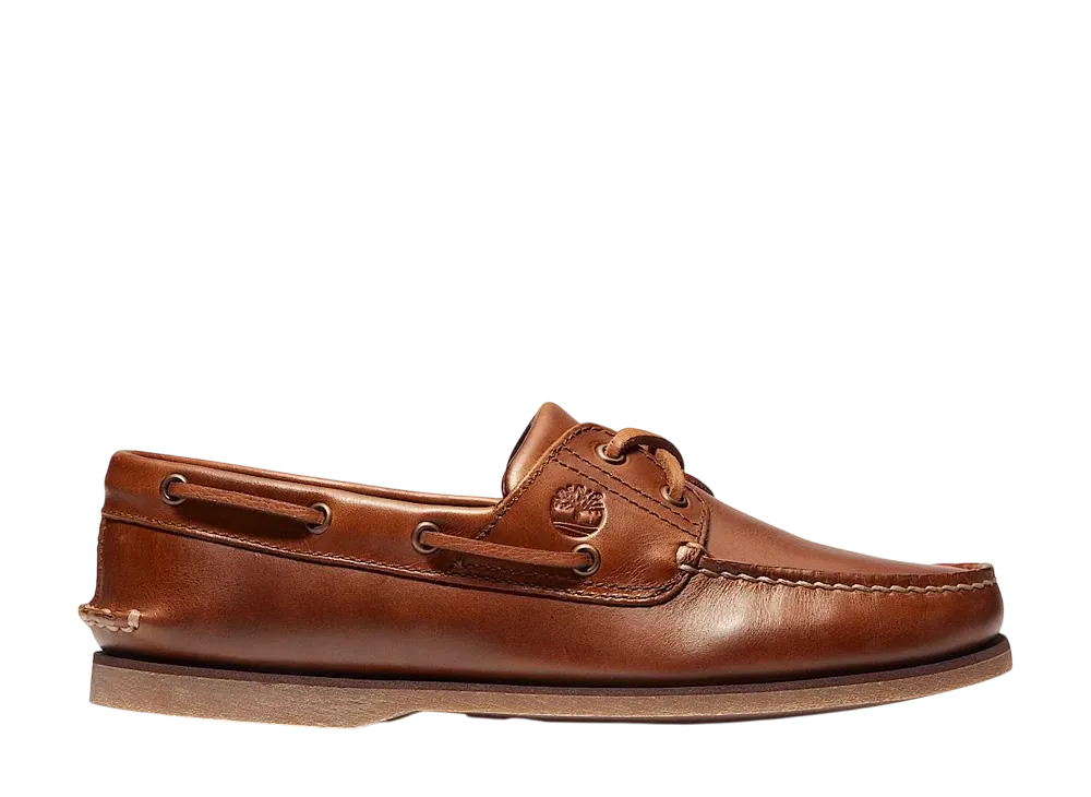 Timberland Classic Leather Boat Shoes "Medium Brown"