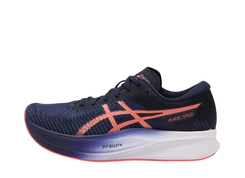 アシックス ウィメンズ マジックスピード2 "インディゴブルー/パパイヤ"