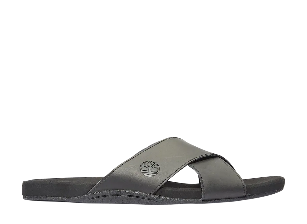 ティンバーランド シートン ベイ クロスストラップ サンダル "ブラック"