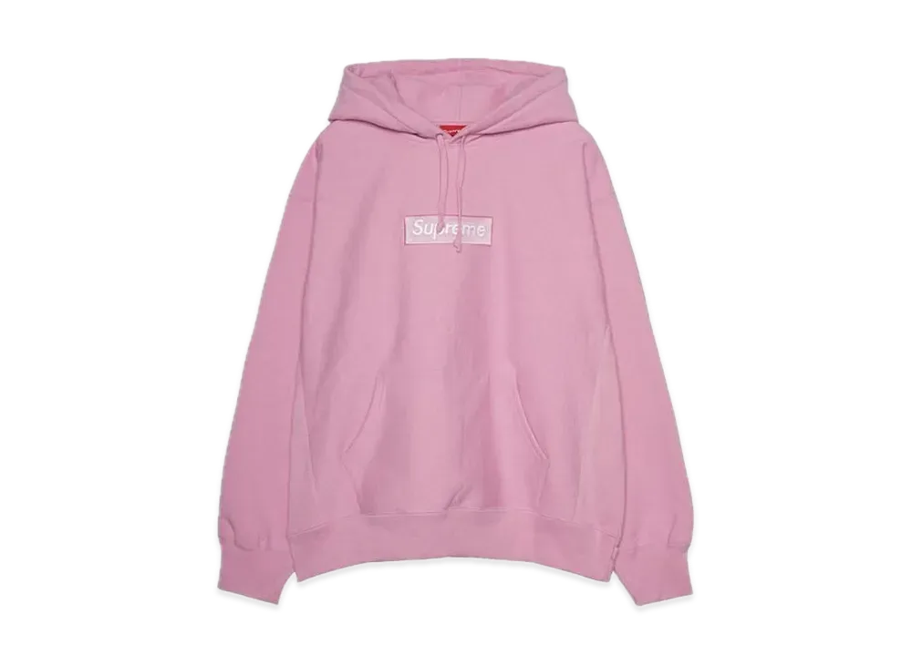 Supreme Box Logo Hooded Sweatshirt "Pink" (24FW)