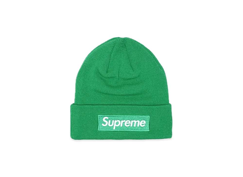 Supreme New Era Box Logo Beanie "Green" (24FW)