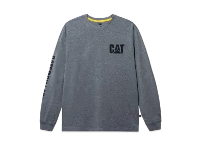 ANTI SOCIAL SOCIAL CLUB x Caterpillar Logo LS Tee "Heather Grey"