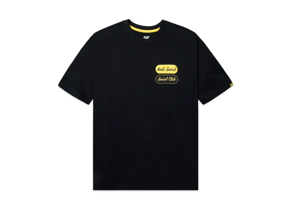 ANTI SOCIAL SOCIAL CLUB x Caterpillar Retro Cat Tee "Black"