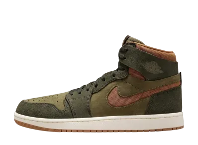 ナイキ エアジョーダン1 ズーム コンフォート2 "ミディアムオリーブ/セコイア/セイル/レジェンドダークブラウン"