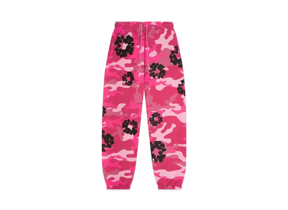 DENIM TEARS Pink Camo Cotton Wreath Sweatpant "Pink Camo"