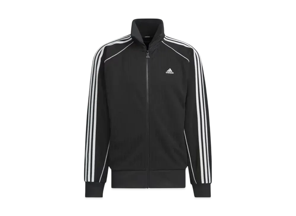adidas BYD3S Loose Fit Jacquard Knit Track Top (Gender Neutral) "Black"