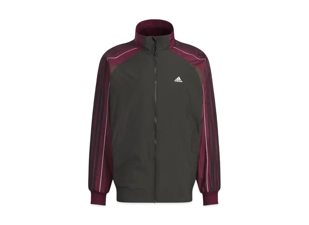 adidas BYD3S Loose Fit Warm Lined Woven Jacket (Gender Neutral) "Black/Maroon"