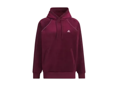 adidas BYD3S Loose Fit Velor Pullover Parka (Gender Neutral) "Maroon"