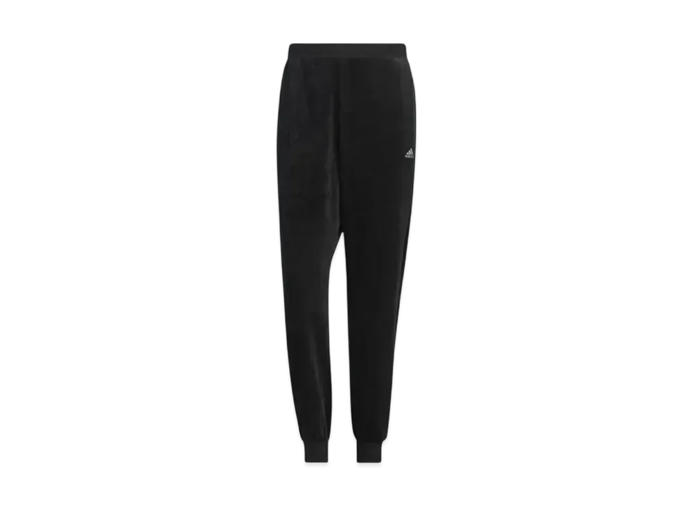 adidas BYD3S Loose Fit Velor Full Length Cuff Pants (Gender Neutral) "Black"