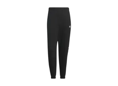 adidas Warding Loose Fit French Terry Straight Leg Stretch Cuff Pants "Black"