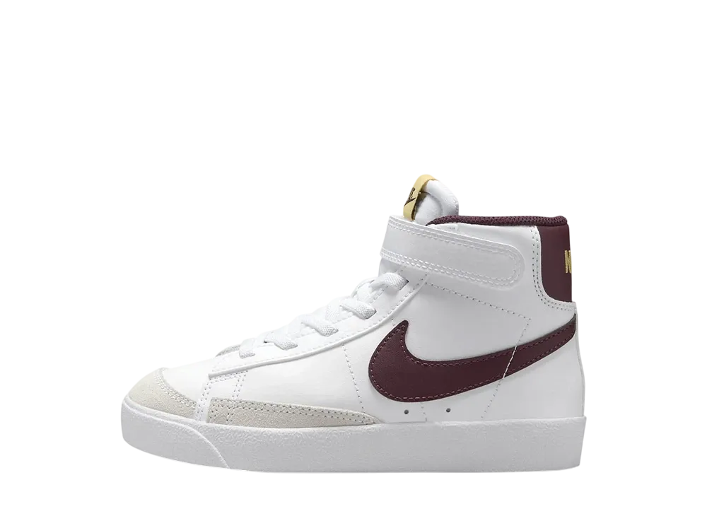 Nike PS Blazer Mid '77 "White/Saturn Gold/Burgundy Crush"