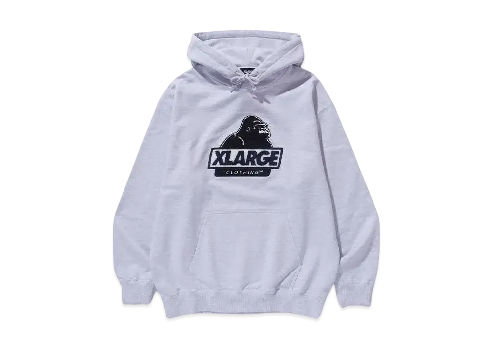 XLARGE SLANTED OG HOODED SWEATSHIRT "ASH"