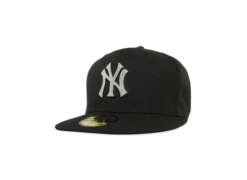 NEW ERA 59FIFTY RHINESTONE BADGE New York Yankees "BLACK"