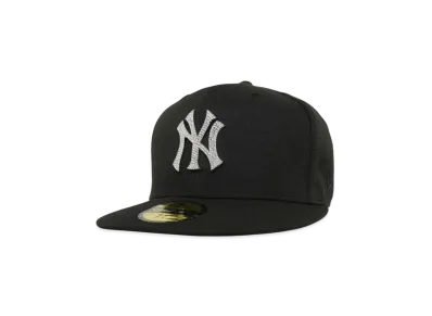 NEW ERA 59FIFTY RHINESTONE BADGE New York Yankees "BLACK"
