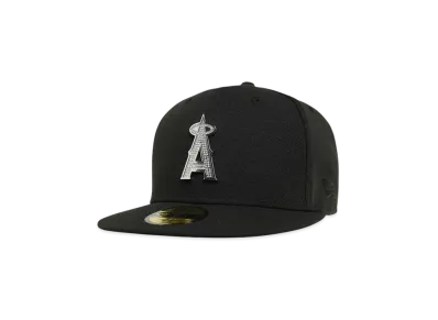NEW ERA 59FIFTY RHINESTONE BADGE Los Angeles Angels "BLACK"
