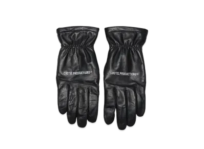 COOTIE PRODUCTIONS Leather Glove "BLACK"