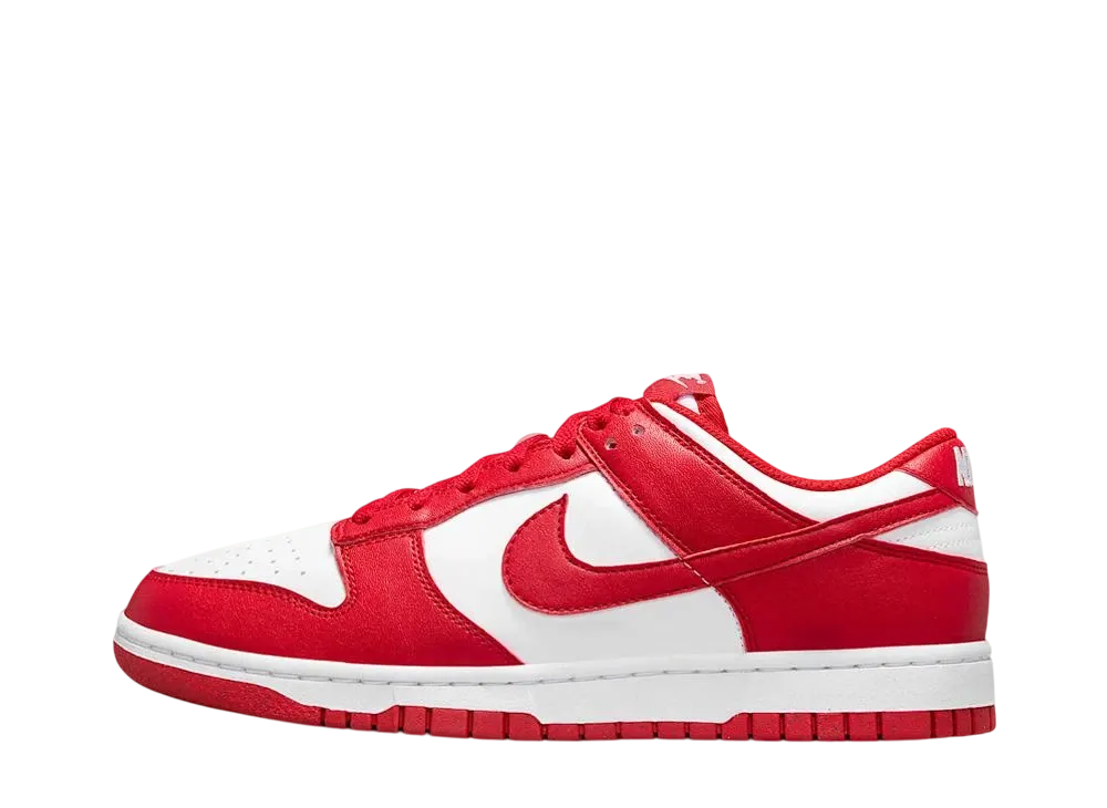 ナイキ ウィメンズ ダンク ロー ネクストネイチャー "ホワイト/ホワイト/ユニバーシティレッド"