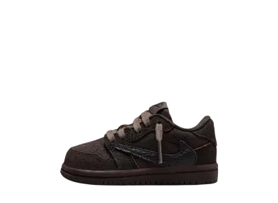 Travis Scott × Nike TD Jordan 1 Low OG SP "Velvet Brown and Dark Mocha"