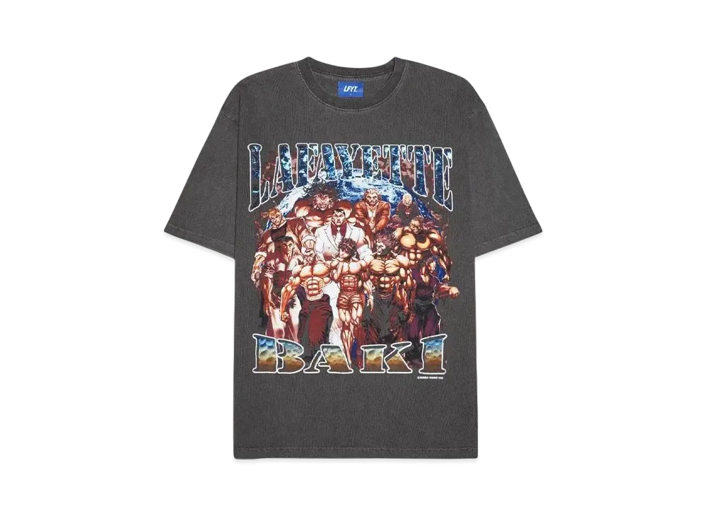 LFYT x 刃牙 x SNKRDUNK \ ALL STAR TEE Eclusive "BLACK" LE240136