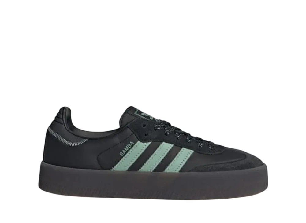 アディダスオリジナルス ウィメンズ サンベイ "コアブラック/ヘイジーグリーン/カーボン"