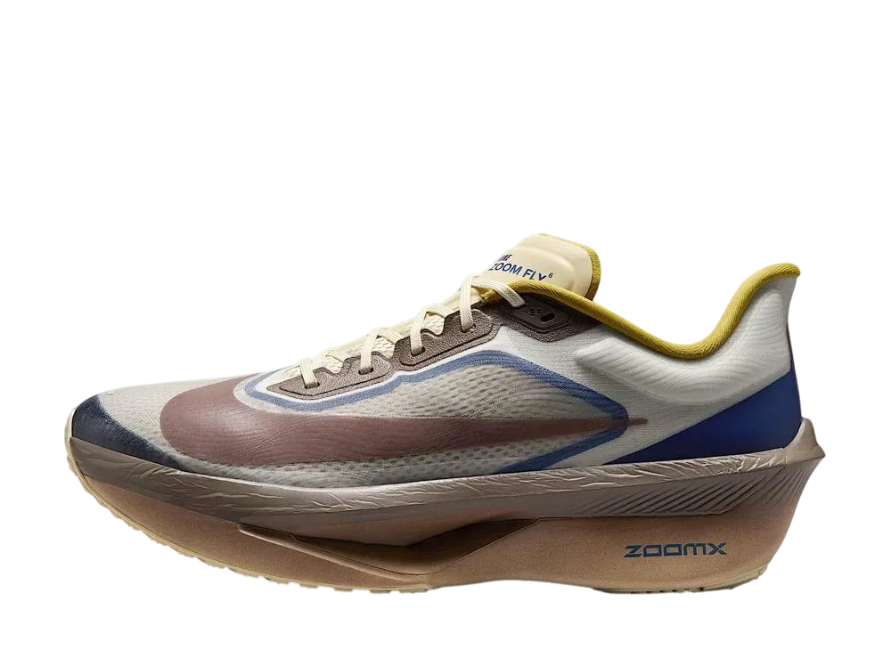 ナイキ ズームフライ6 PRM "ライトボーン/ケイブストーン/ブルーボイド/バーガンディクラッシュ"