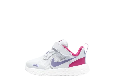 ナイキ TD レボリューション5 "フットボールグレー/ファイヤーベリー/ホワイト/パープルパルス" (キッズ)