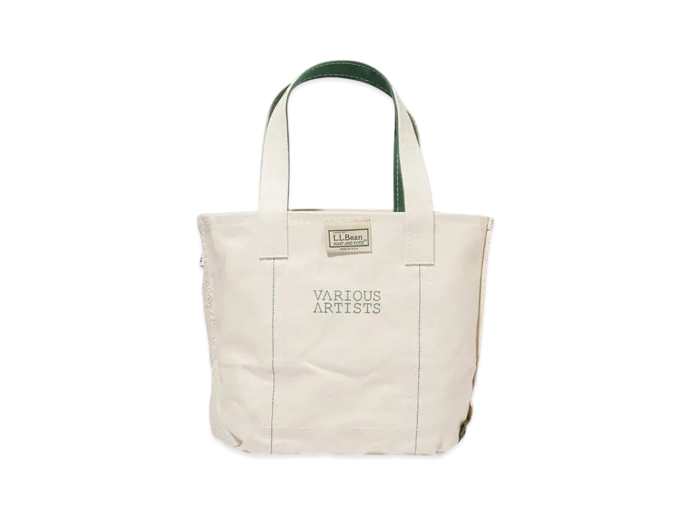 V.A. x L.L.Bean Tote Bag Small "White/Green"