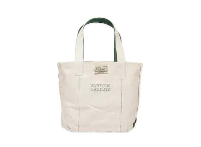 V.A. x L.L.Bean Tote Bag Small "White/Green"