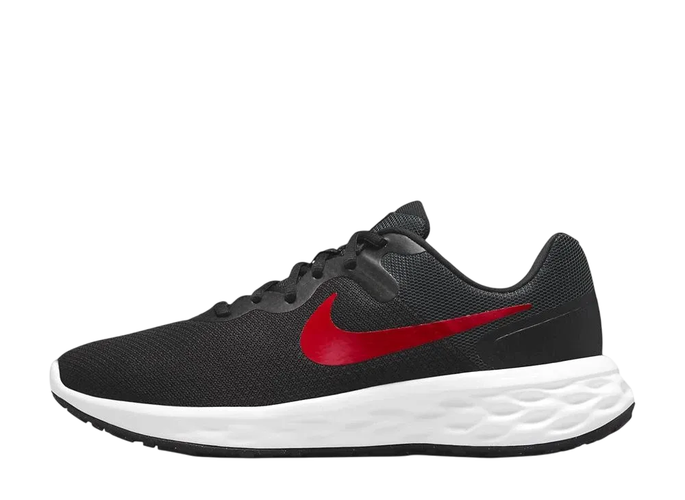 ナイキ レボリューション6 "ブラック/アンスラサイト/ユニバーシティレッド"