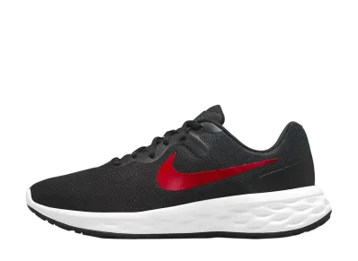 ナイキ レボリューション6 "ブラック/アンスラサイト/ユニバーシティレッド"