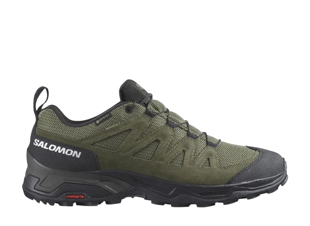Salomon X Ward Leather GORE-TEX "Deep Lichen Green/Black/Olive Night"